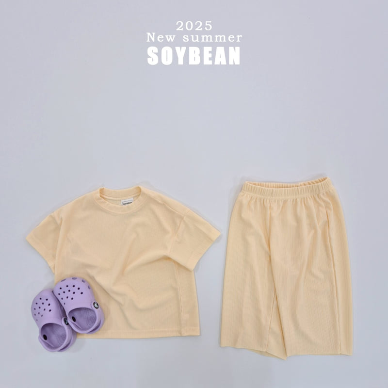 Soybean - Korean Children Fashion - #kidsstore - Ice Pleated Top Bottom Set - 11