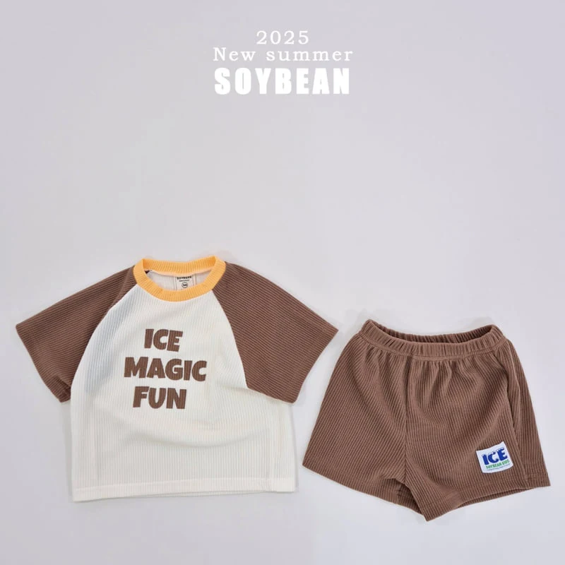 Soybean - Korean Children Fashion - #kidsstore - Ice Magic Top Bottom Set - 8