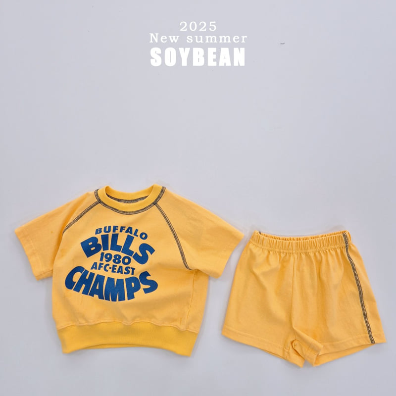 Soybean - Korean Children Fashion - #kidsstore - Summer Vintage Line Top Bottom Set - 8