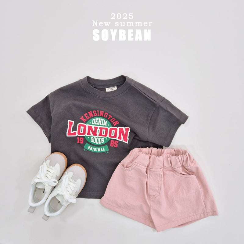 Soybean - Korean Children Fashion - #kidsstore - Washed Cotton Shorts - 9