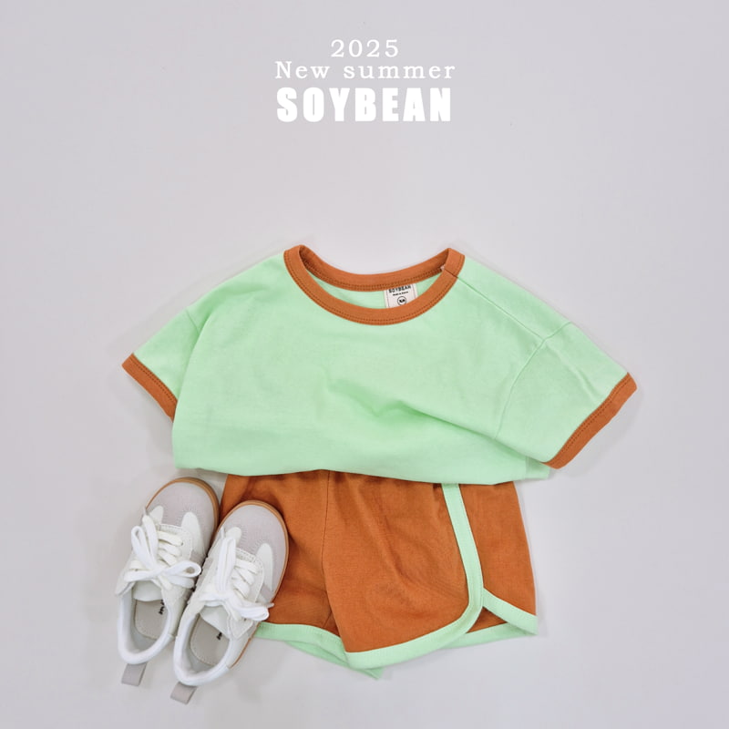 Soybean - Korean Children Fashion - #kidzfashiontrend - Macaron Top Bottom Set - 9