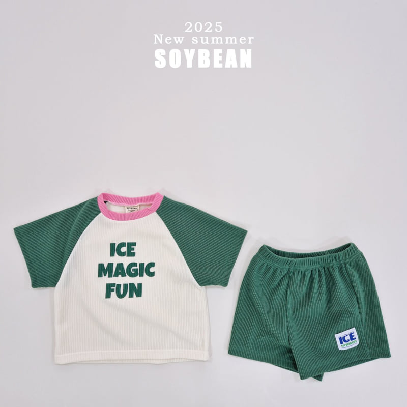 Soybean - Korean Children Fashion - #kidzfashiontrend - Ice Magic Top Bottom Set - 9