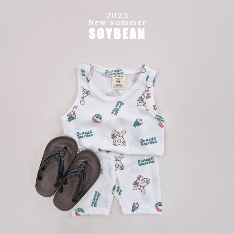 Soybean - Korean Children Fashion - #kidzfashiontrend - Summer Vacation Rabbit Easywear - 3