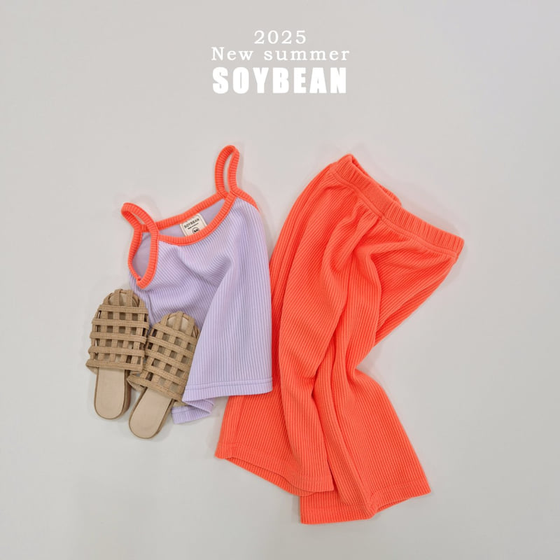 Soybean - Korean Children Fashion - #kidsstore - Jelly Pop Sleeveless Top Bottom Set - 4