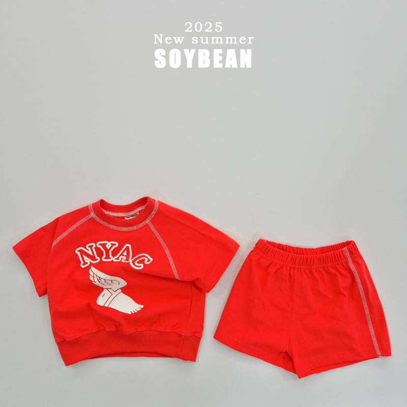 Soybean - Korean Children Fashion - #kidzfashiontrend - Summer Vintage Line Top Bottom Set - 9