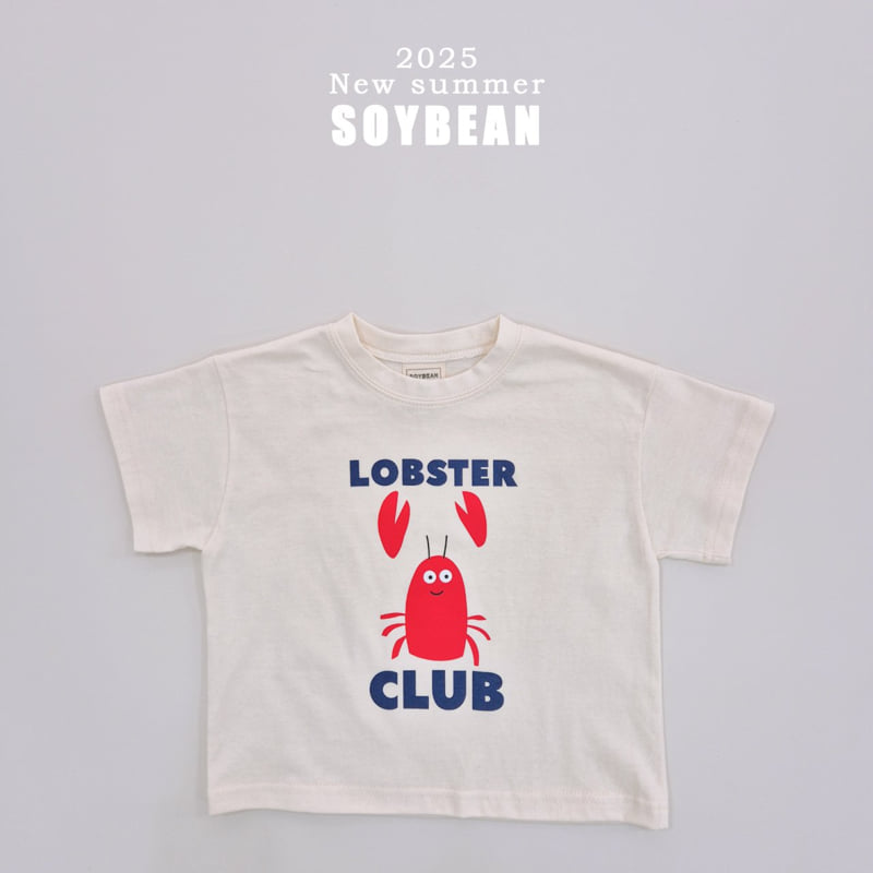 Soybean - Korean Children Fashion - #kidzfashiontrend - Lobster Club Short Sleeve Tee - 12