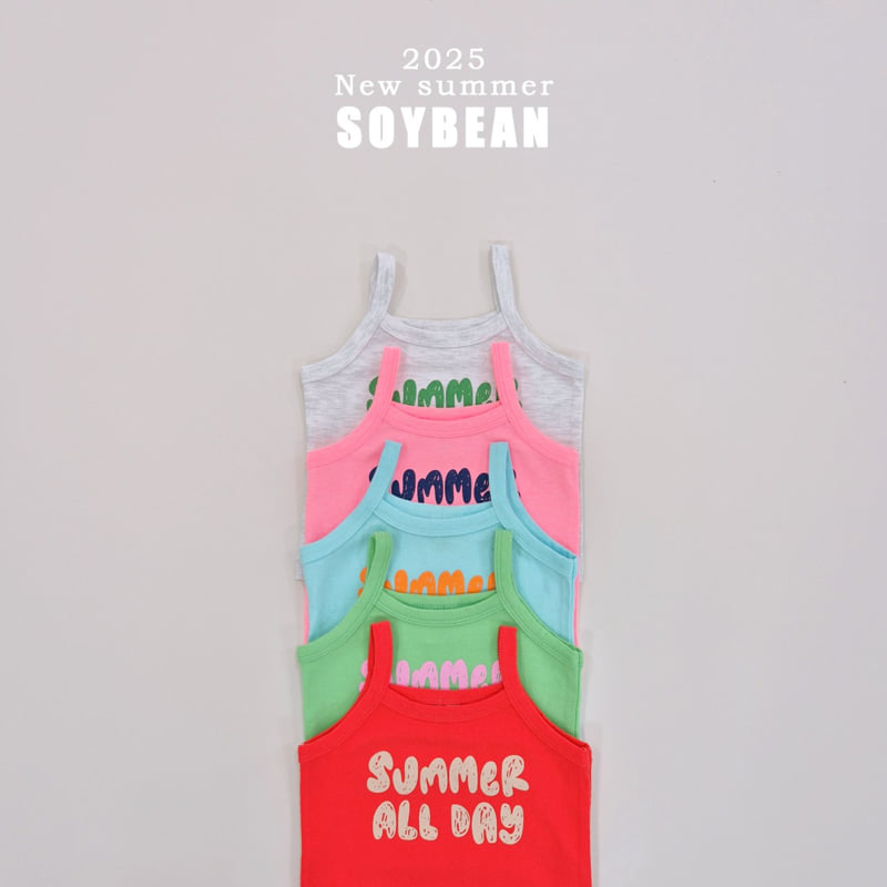 Soybean - Korean Children Fashion - #kidzfashiontrend - Summer Sleeveless Terry Top Bottom Set - 8
