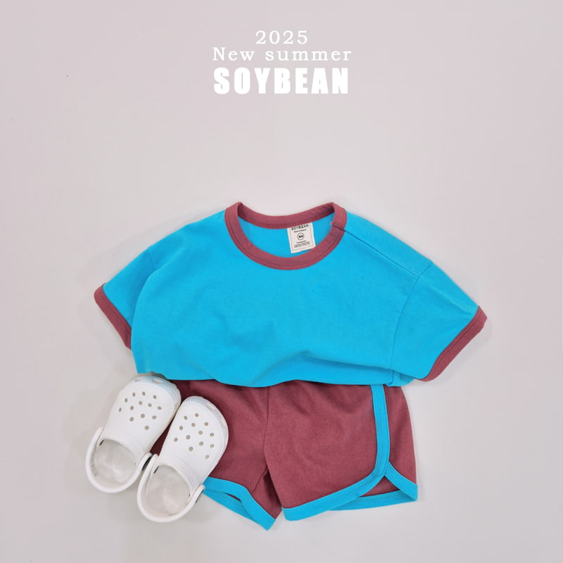 Soybean - Korean Children Fashion - #littlefashionista - Macaron Top Bottom Set - 11