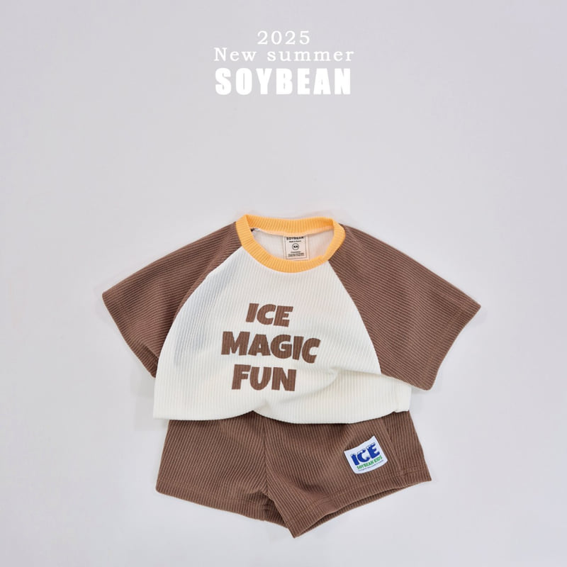 Soybean - Korean Children Fashion - #littlefashionista - Ice Magic Top Bottom Set - 11
