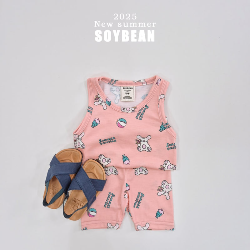 Soybean - Korean Children Fashion - #littlefashionista - Summer Vacation Rabbit Easywear - 5