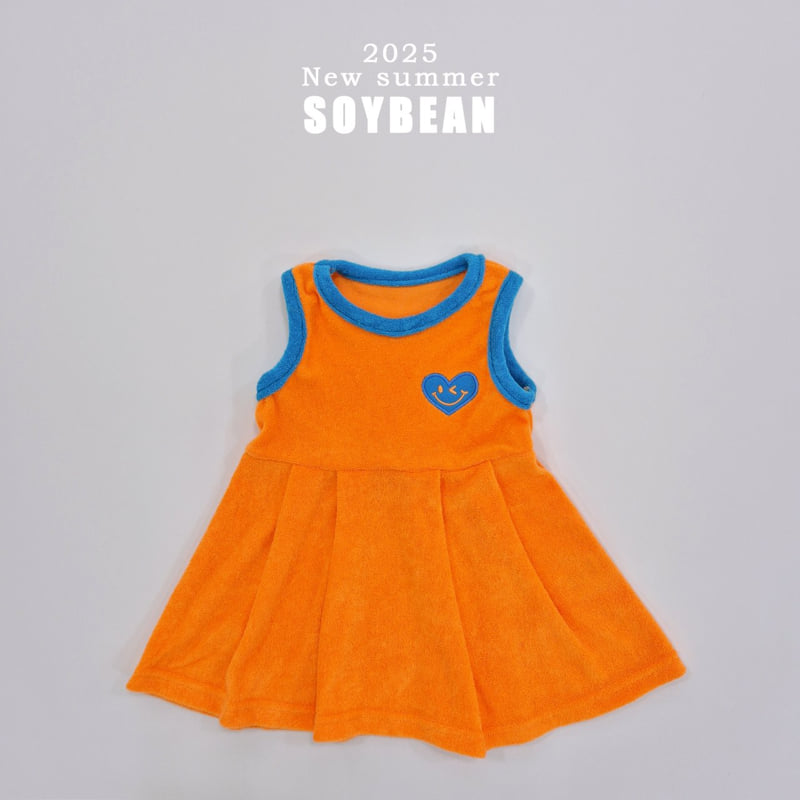 Soybean - Korean Children Fashion - #littlefashionista - Terry Sleeveless One-piece - 9
