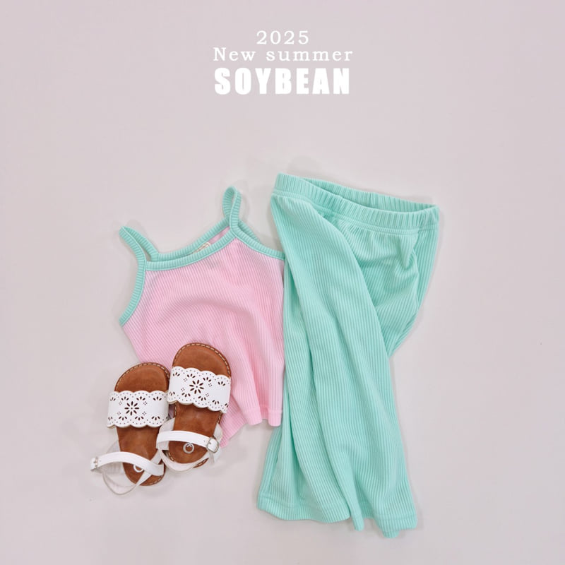 Soybean - Korean Children Fashion - #littlefashionista - Jelly Pop Sleeveless Top Bottom Set - 6