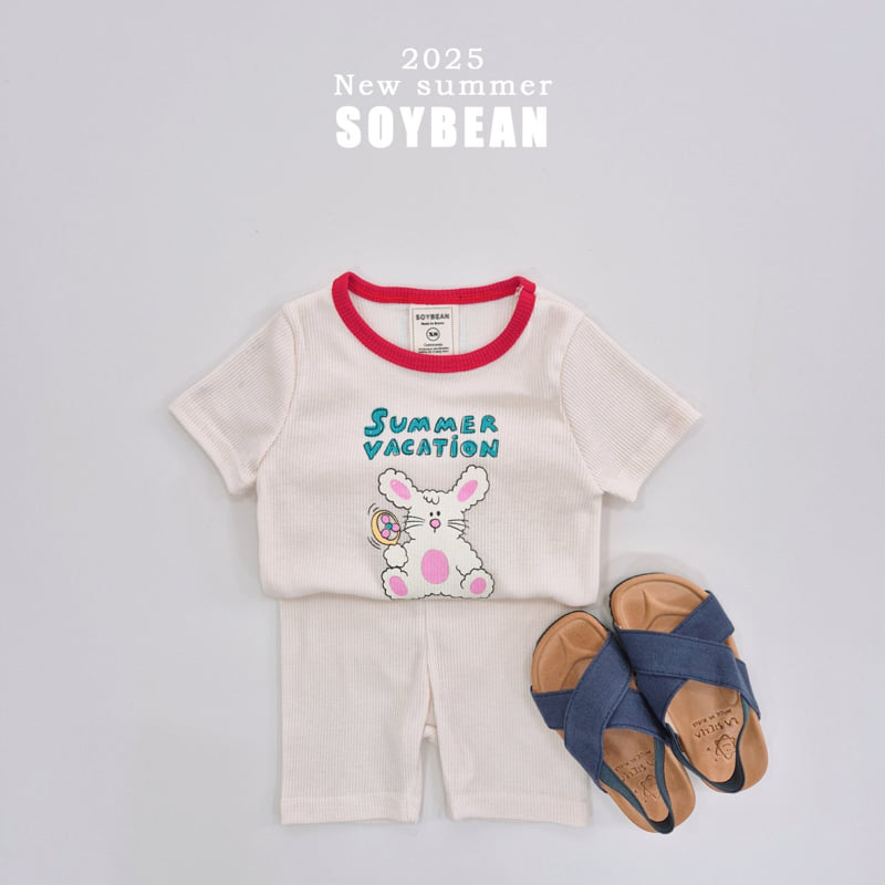 Soybean - Korean Children Fashion - #Kfashion4kids - Cool Wind Bunny Easywear - 4