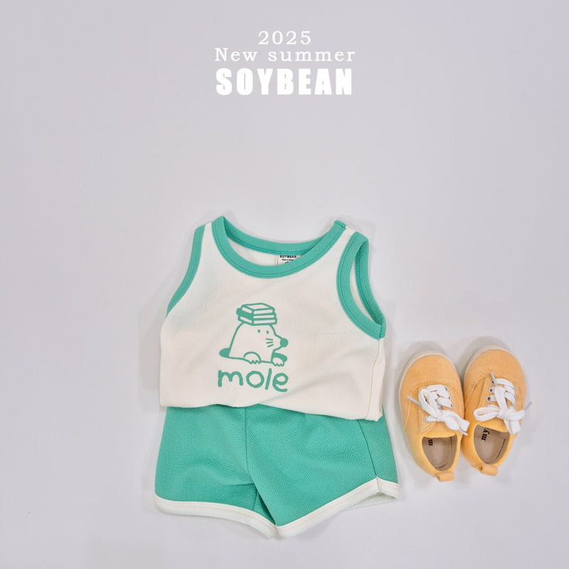 Soybean - Korean Children Fashion - #magicofchildhood - Mole Friend Top Bottom Set - 5