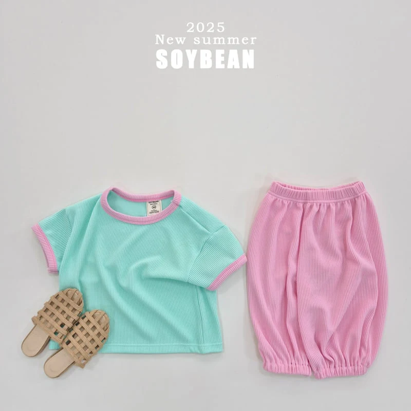 Soybean - Korean Children Fashion - #magicofchildhood - Ringer Jogger Top Bottom Set - 9