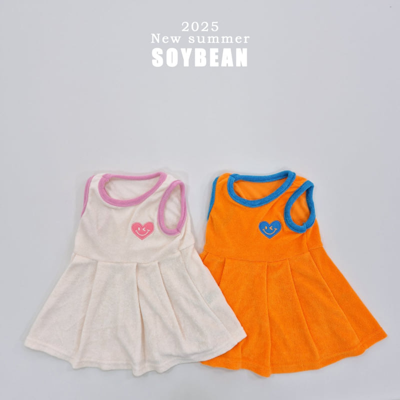 Soybean - Korean Children Fashion - #magicofchildhood - Terry Sleeveless One-piece - 10