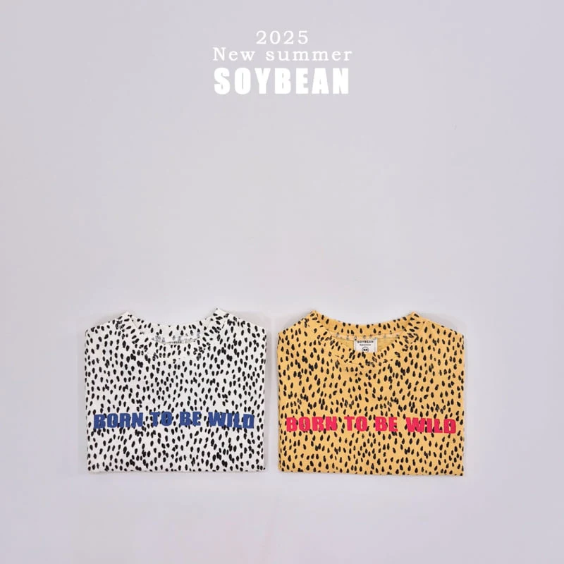 Soybean - Korean Children Fashion - #magicofchildhood - Short Sleeve Leopard Tee - 10