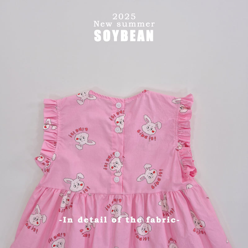Soybean - Korean Children Fashion - #magicofchildhood - Animal Friend Frill One-piece - 8