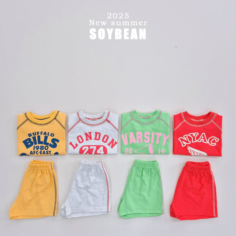 Soybean - Korean Children Fashion - #magicofchildhood - Summer Vintage Line Top Bottom Set - 12