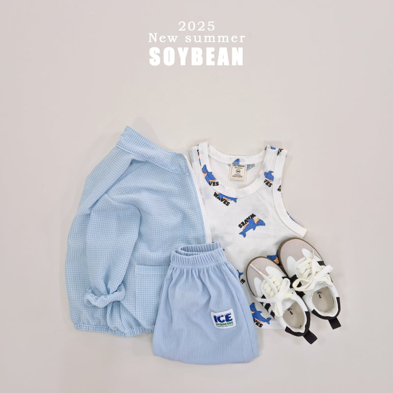 Soybean - Korean Children Fashion - #magicofchildhood - Shark Sleeveless - 6