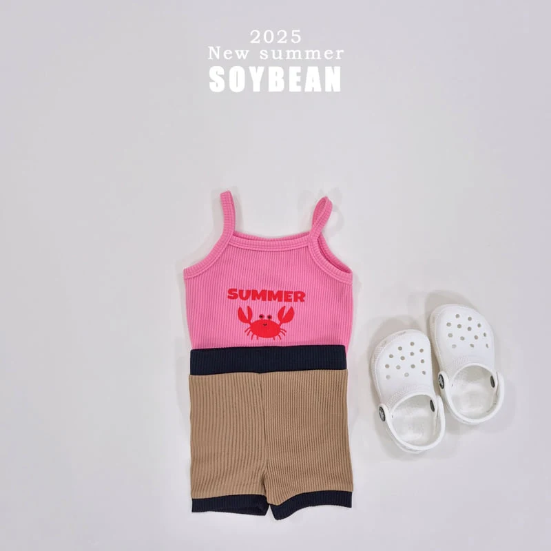 Soybean - Korean Children Fashion - #magicofchildhood - Little Crab Raglan Top Bottom Set - 5