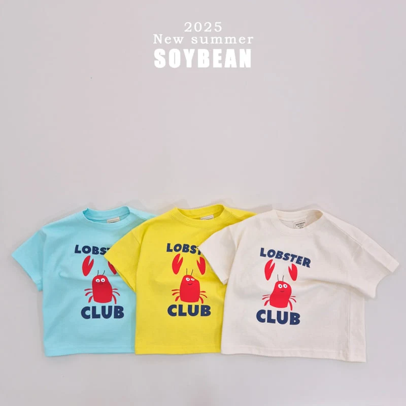 Soybean - Korean Children Fashion - #magicofchildhood - Lobster Club Short Sleeve Tee