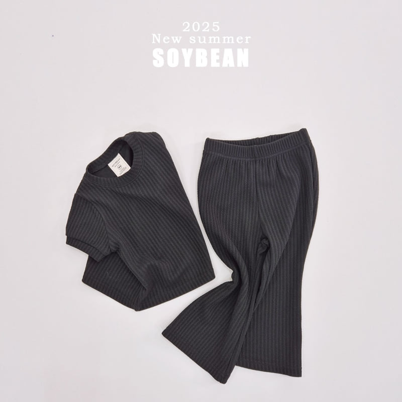 Soybean - Korean Children Fashion - #magicofchildhood - Summer Bootcut Top Bottom Set - 12
