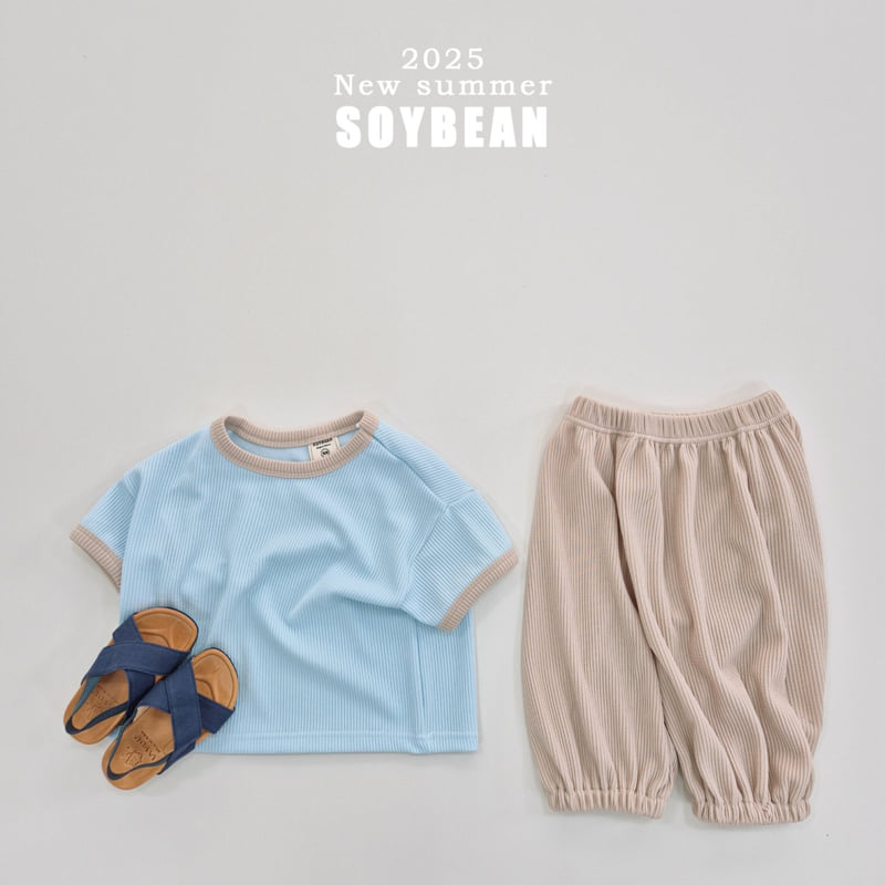 Soybean - Korean Children Fashion - #minifashionista - Ringer Jogger Top Bottom Set - 10
