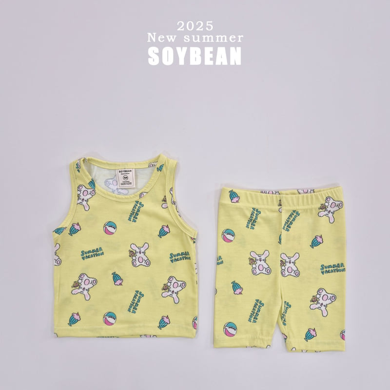 Soybean - Korean Children Fashion - #minifashionista - Summer Vacation Rabbit Easywear - 7