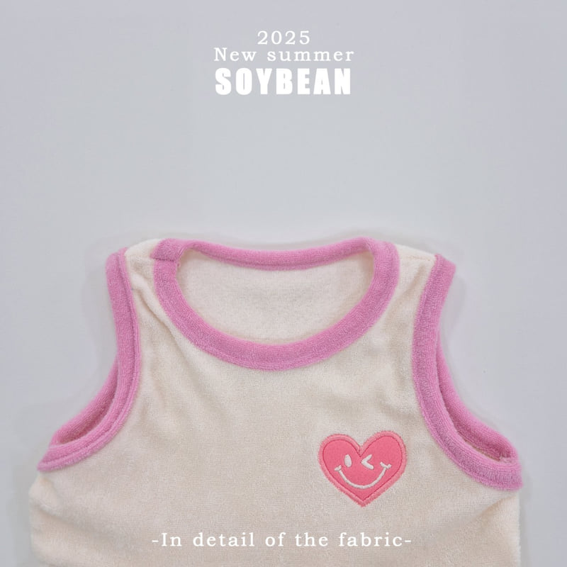 Soybean - Korean Children Fashion - #minifashionista - Terry Sleeveless One-piece - 11