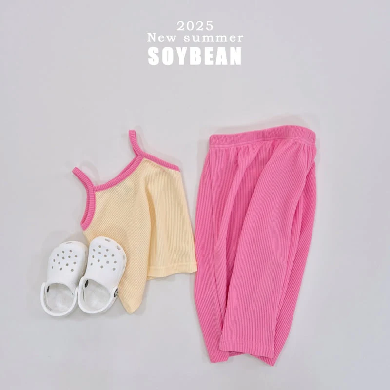Soybean - Korean Children Fashion - #minifashionista - Jelly Pop Sleeveless Top Bottom Set - 8