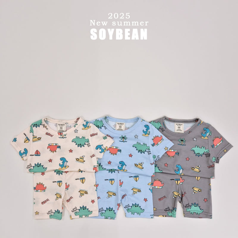 Soybean - Korean Children Fashion - #minifashionista - Dino Eeasywear