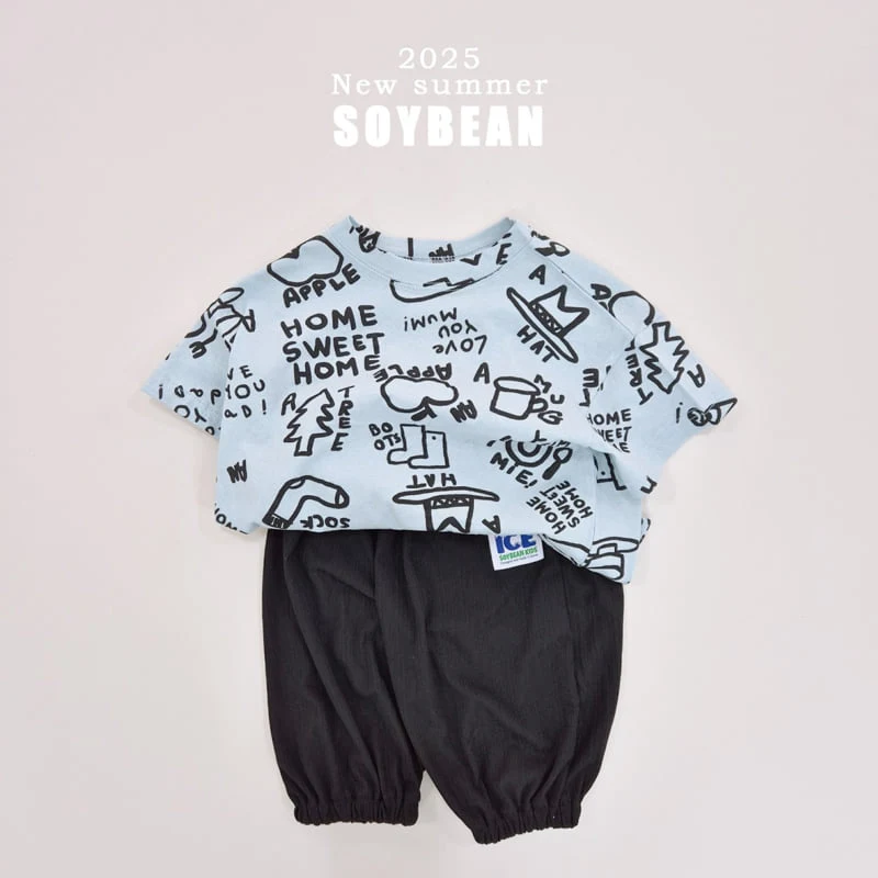 Soybean - Korean Children Fashion - #minifashionista - Art Short Sleeve Tee - 11