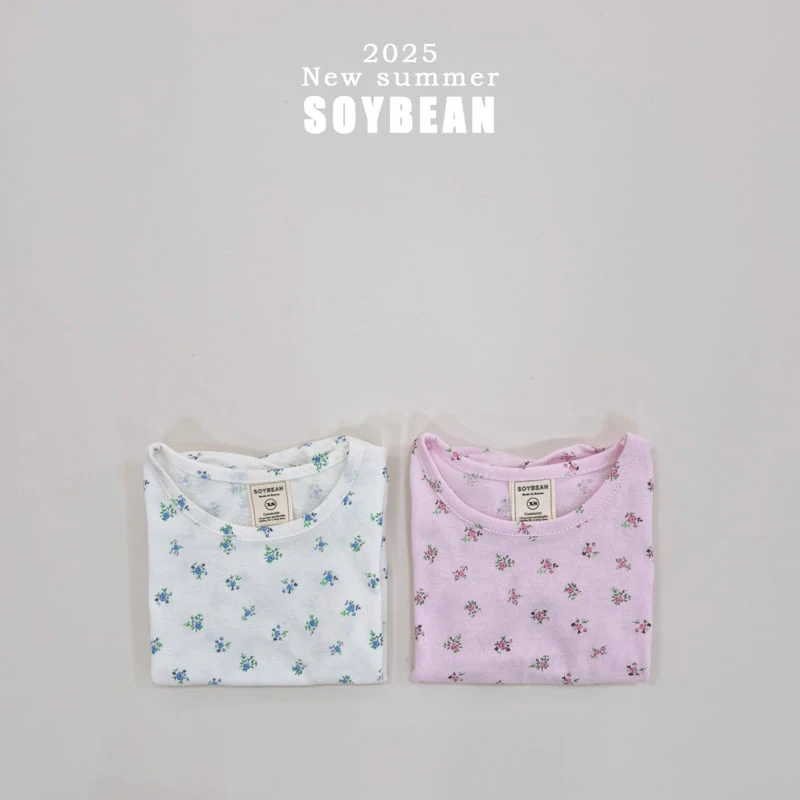Soybean - Korean Children Fashion - #minifashionista - Flower Lovely Tee - 7