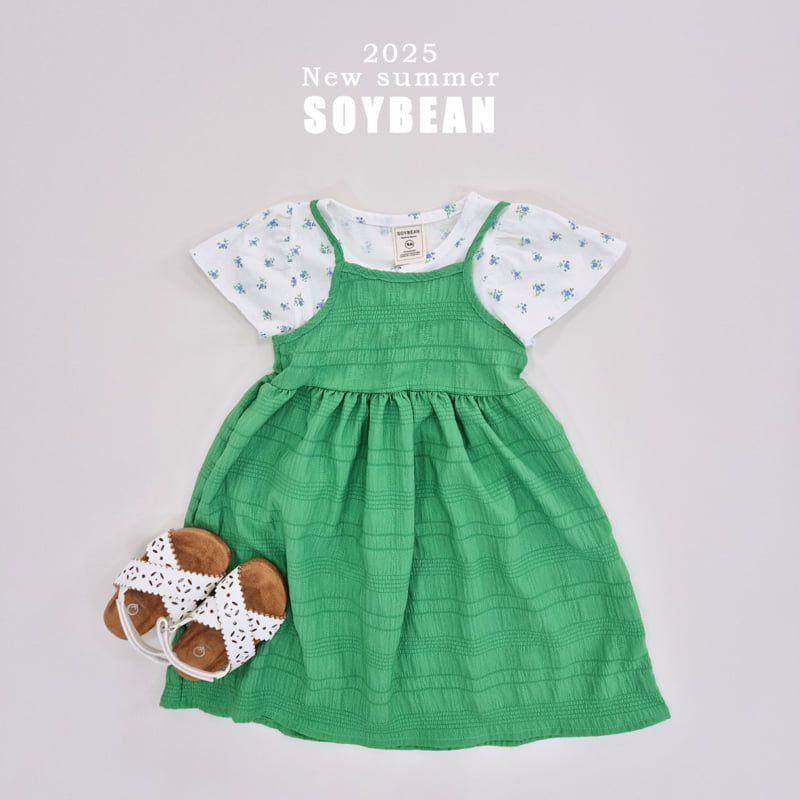 Soybean - Korean Children Fashion - #minifashionista - Jenny Strap One-Piece - 3