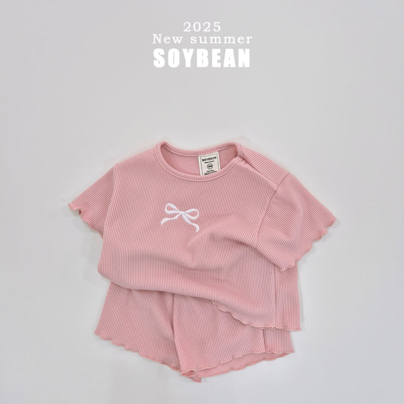 Soybean - Korean Children Fashion - #minifashionista - Ribbon Embroidery Wave Set - 11