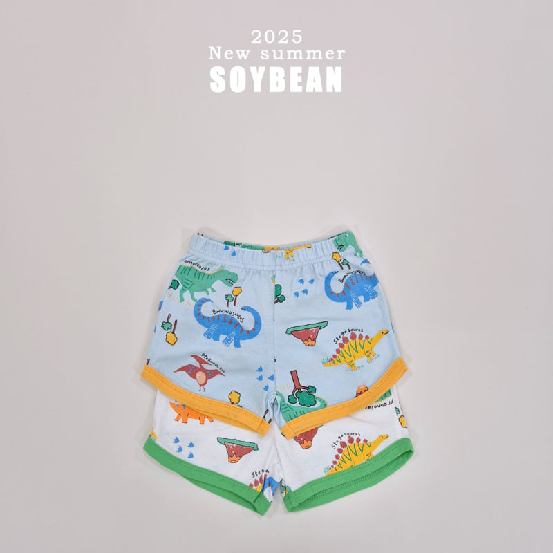 Soybean - Korean Children Fashion - #minifashionista - Dino Ringer Top Bottom Set - 9