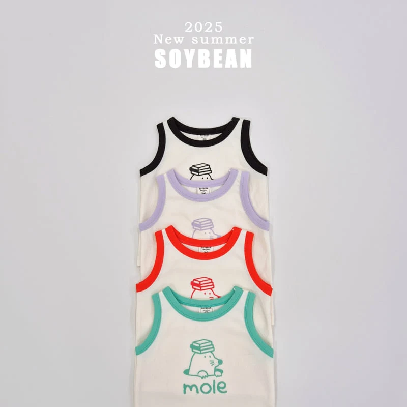 Soybean - Korean Children Fashion - #prettylittlegirls - Mole Friend Top Bottom Set - 7