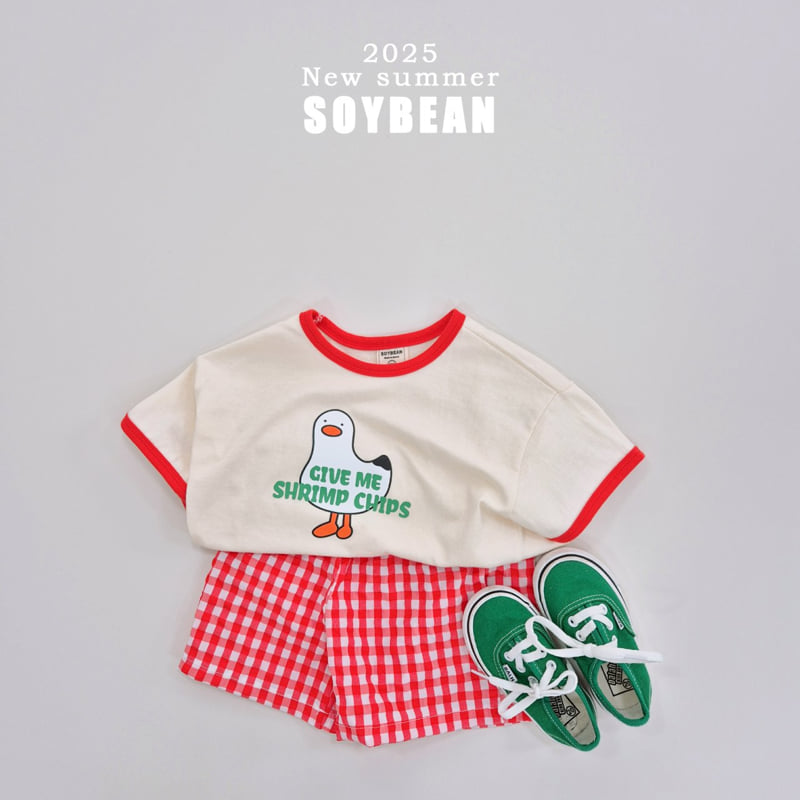 Soybean - Korean Children Fashion - #prettylittlegirls - Seagull Friend Top Bottom Set - 3