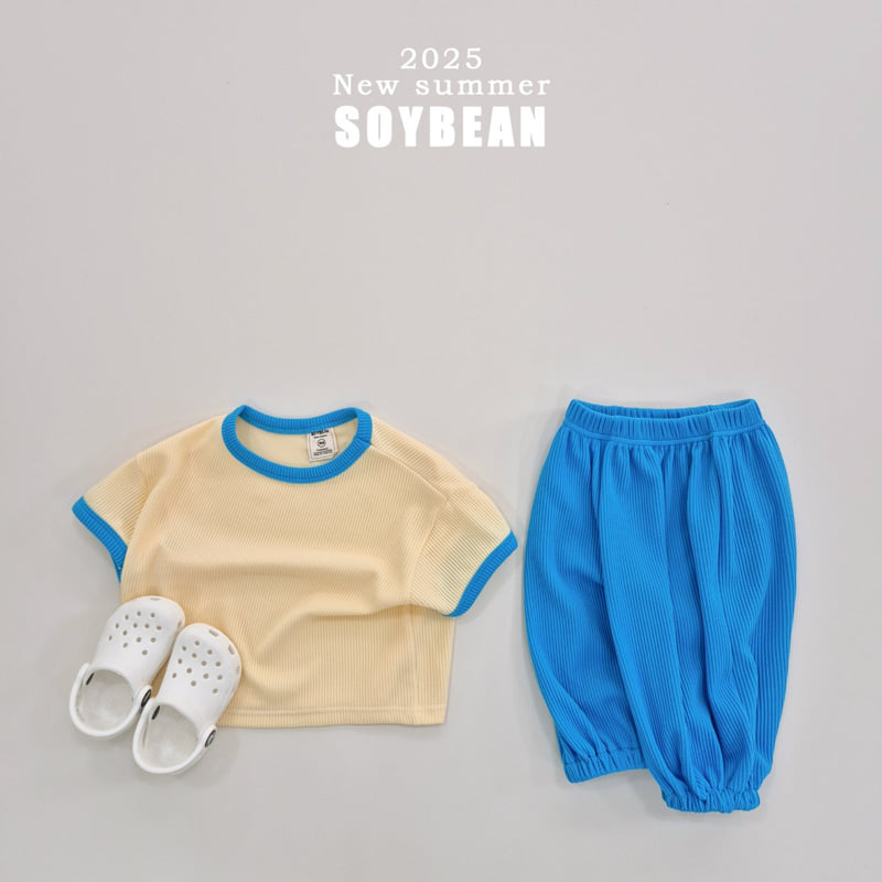 Soybean - Korean Children Fashion - #prettylittlegirls - Ringer Jogger Top Bottom Set - 11
