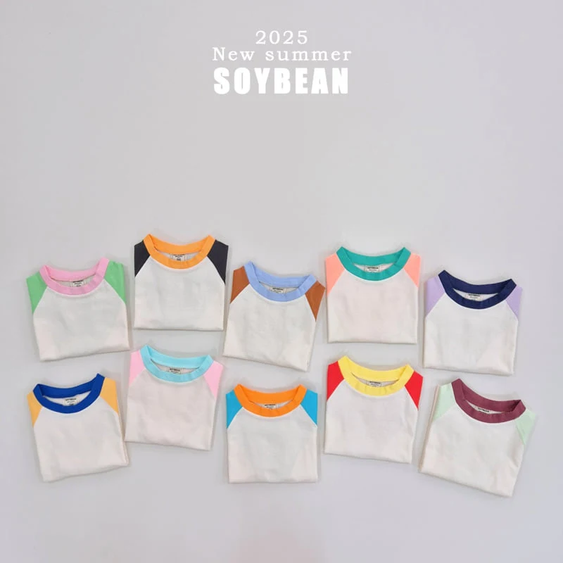 Soybean - Korean Children Fashion - #stylishchildhood - Summer Chupa Raglan Tee