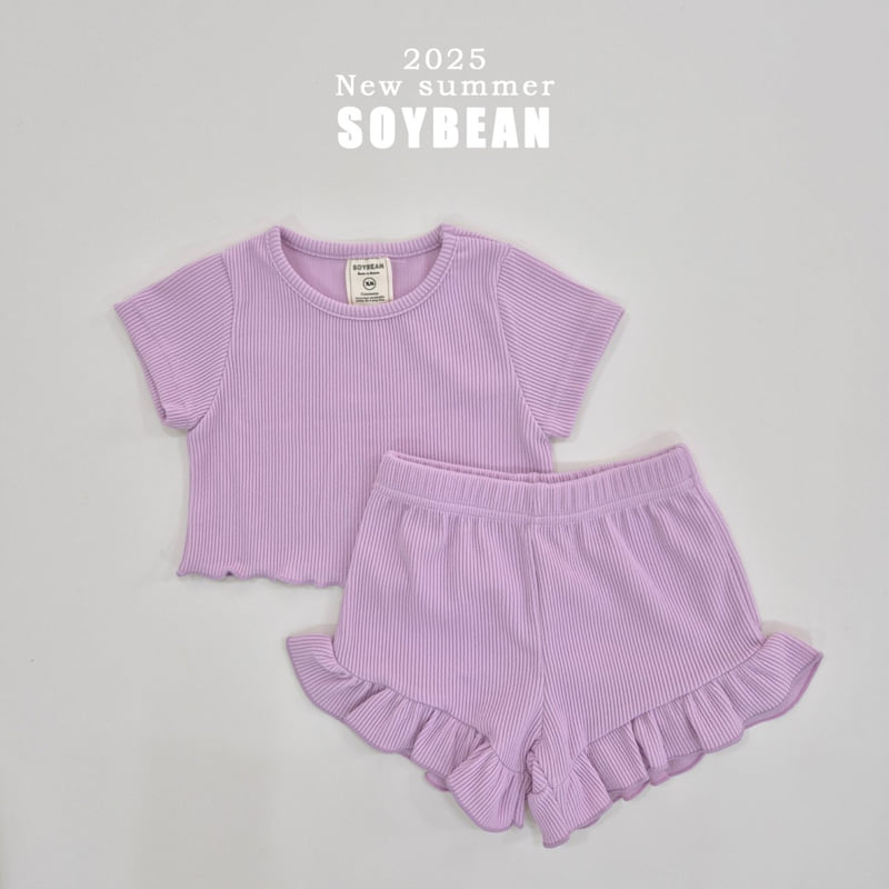 Soybean - Korean Children Fashion - #stylishchildhood - Fresh Frill Top Bottom Set - 12