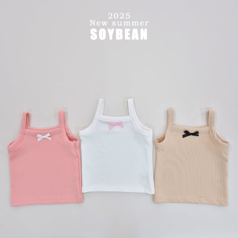 Soybean - Korean Children Fashion - #stylishchildhood - Ribbon Strap Sleeveless - 7