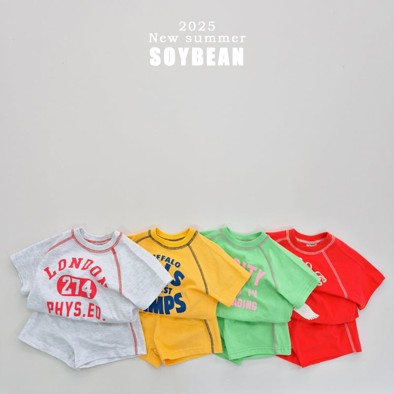 Soybean - Korean Children Fashion - #stylishchildhood - Summer Vintage Line Top Bottom Set