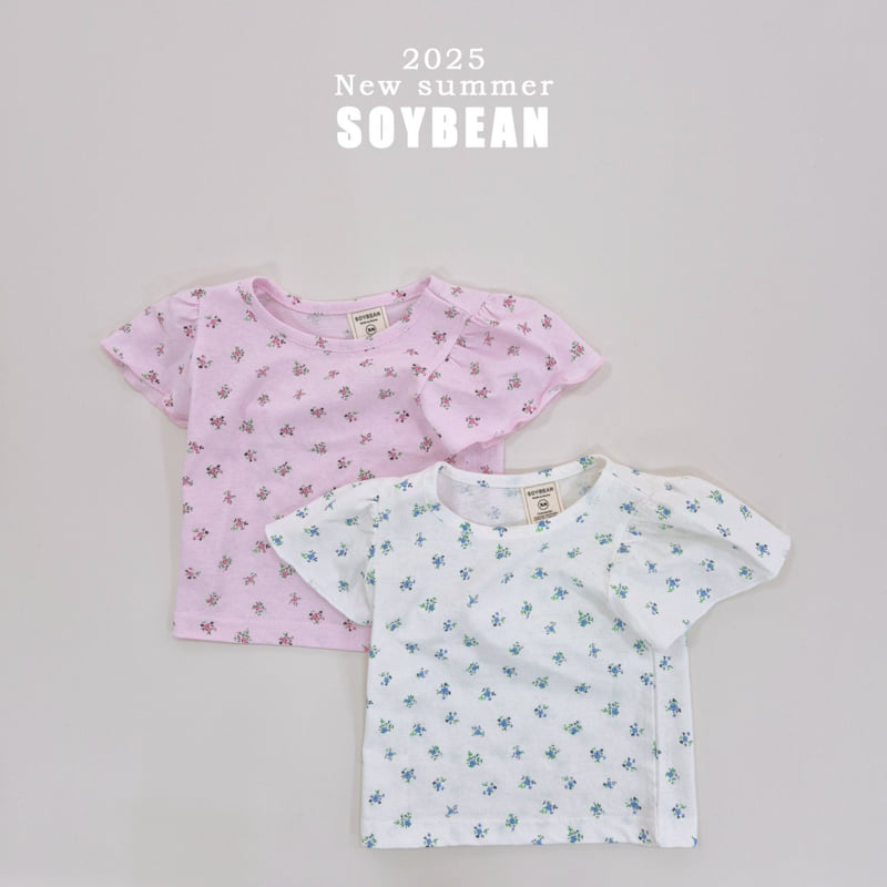 Soybean - Korean Children Fashion - #stylishchildhood - Flower Lovely Tee - 11