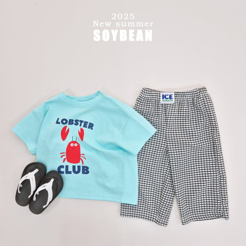 Soybean - Korean Children Fashion - #todddlerfashion - Wind Check Wide Pants - 3