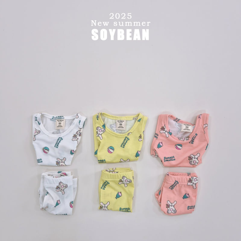 Soybean - Korean Children Fashion - #todddlerfashion - Summer Vacation Rabbit Easywear - 9