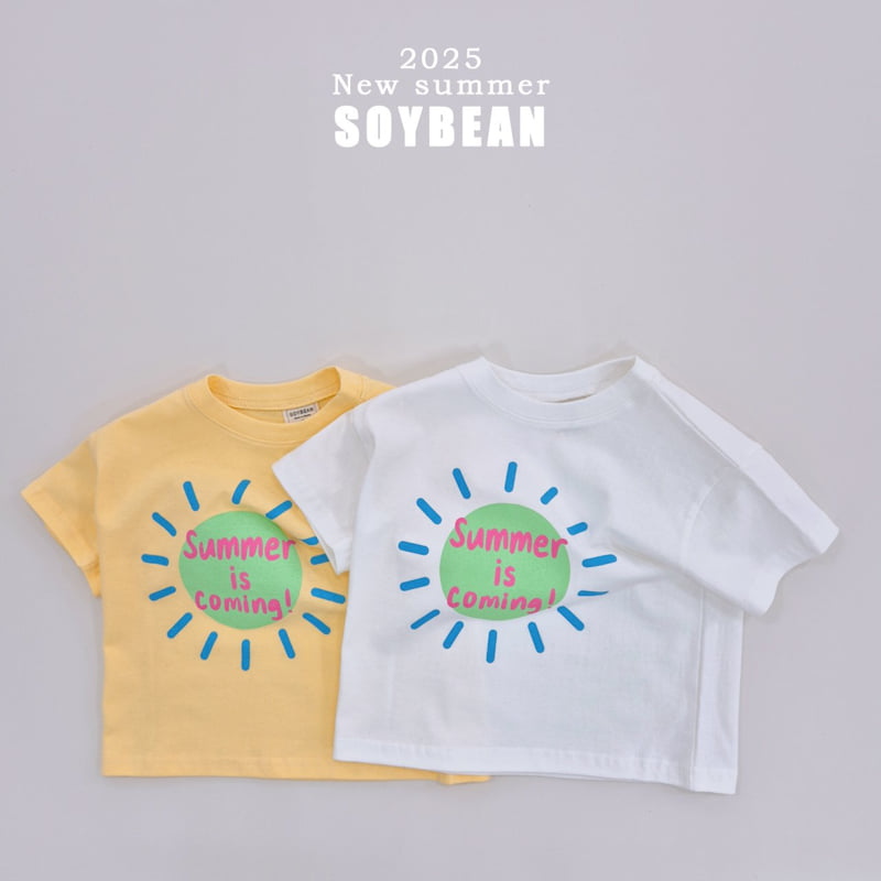Soybean - Korean Children Fashion - #todddlerfashion - Is Coming Short Sleeve Tee