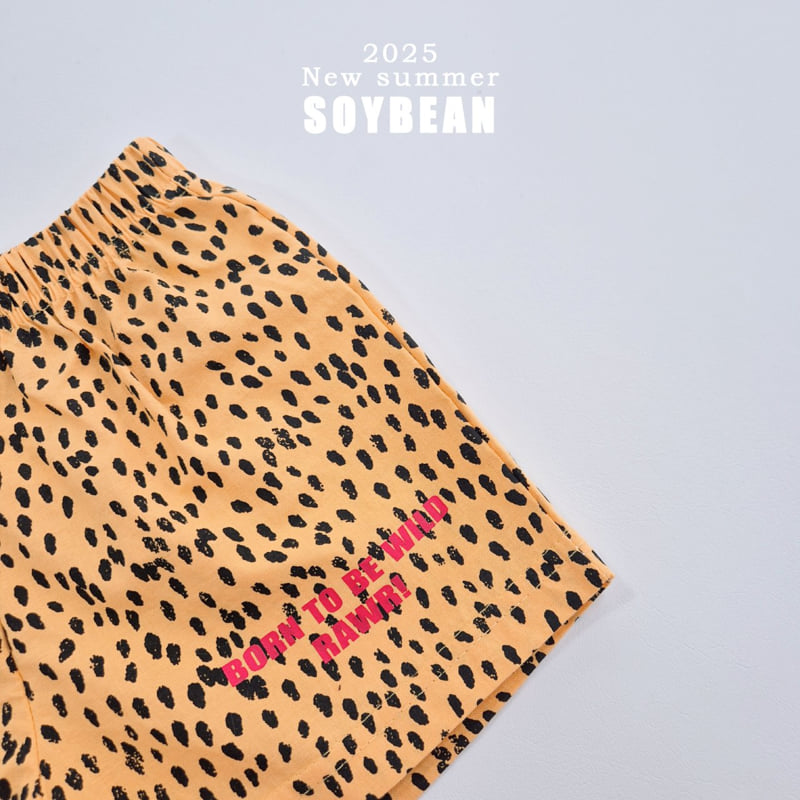 Soybean - Korean Children Fashion - #todddlerfashion - Leopard Shorts - 12