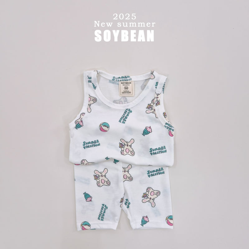 Soybean - Korean Children Fashion - #toddlerclothing - Summer Vacation Rabbit Easywear - 10